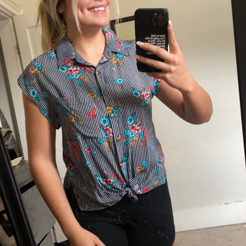 Floral dress shirt